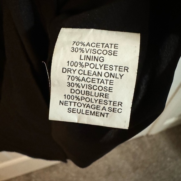 Trina Turk Peacock Sequin Sleeve Black Mini Dress - Picture 6 of 7